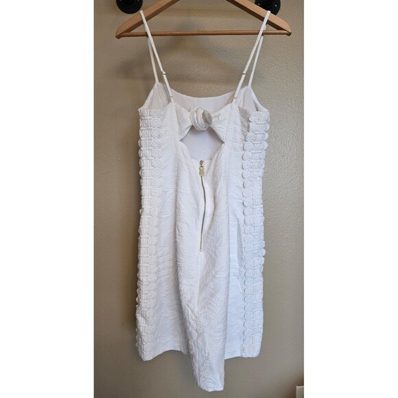 Lilly Pulitzer white mini strappy  dress women's size 8 - Picture 2 of 9